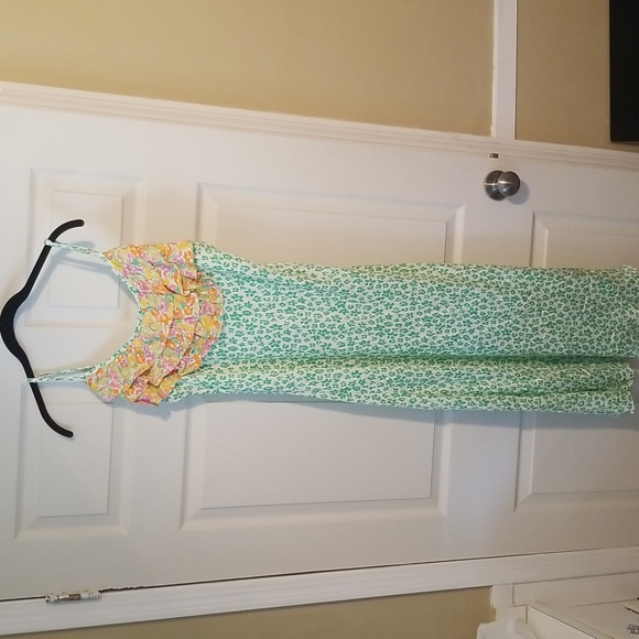 RIXO x Target green cheetah animal print maxi dress - Picture 7 of 9